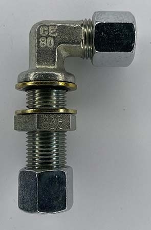 Tank-gjennomføring 10x10 mm 90°